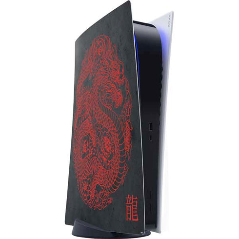 Red Dragon PlayStation PS5 Skins